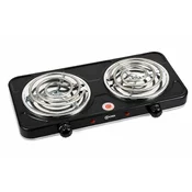 Evonek Rešo DUO COOK, 1000+1000W, 2 ringle, Crni