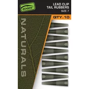 Sistem FOX EDGES™ NATURALS LEAD CLIP TAIL RUBBERS - SIZE 7