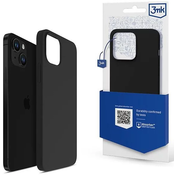 3MK Silicone Case iPhone 14 6,1 black (5903108499071)