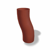 STREFA PREFA aluminijasto koleno za podstavek O 120 mm, temno rdeča RAL 3009