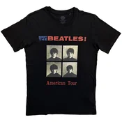 The Beatles American Tour 1964 (Back Print) Black L Majica