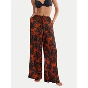 Triumph Hlače iz tkanine Summer 10227246 Rjava Wide Leg