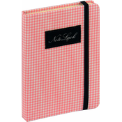 noteLook Notes A6 črte trde platnice, 100 listov, z elastiko, 78928, Notelook pink