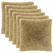 vidaXL Prevleka za blazino 6 pcs HEERLEN Svetlo zelena 80 x 80 cm