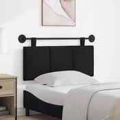 vidaXL Visoki naslon za glavo Črtasto Črna 110 x 55 x 5 cm blago