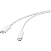 BASETECH Basetech USB kabel USB 2.0 USB-C® vtič\, Apple Lightning vtič 2.00 m bela BT-2347612, (20417409)