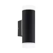Eglo Riga-led spoljna zidna lampa/2, led, gu10, 2x5w, čelik/crna Riga-led