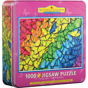 Eurographics - Puzzle Metal Box - Butterfly Rainbow - 1 000 kosov