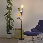 OSRAM Stojna svetilka Decor Felt Weaving Cans, barvna, 5-žarčkov, E14 - Dnevna soba/jedilnica - večbarvni - Tkanine/tekstil