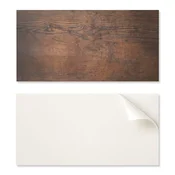 shumee Vinilne dekorativne ploščice z grafiko za kuhinjo ali kopalnico, tekstura naravnega lesa 6x60x30 cm