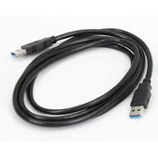 Kabl 3.0 USB A - USB 3.0 A M/M 1.8m crni