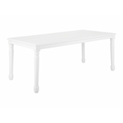 Miza Berwyn 1028 Bela, 76x90x180cm, MDF plošča, Les