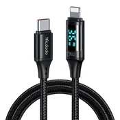 MCDODO CA-1030 KABL DIGITAL DISPLAY 36W, USB TIP-C na Lightning, DUŽINA 1,2m