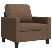 Vidaxl Fotelj rjav 60 cm blago