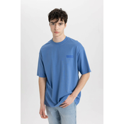 DEFACTO Comfort Fit Crew Neck Printed T-Shirt