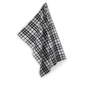 Kela Tkanina KL-12784 Gianna 100% cotton white-black checkered