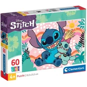 Lilo in Stitch Scrump plišasta igrača 60-delna supercolor sestavljanka - Clementoni