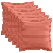 vidaXL Prevleka za blazino 6 kos HOUTEN Rdeče oranžna 50 x 50 cm