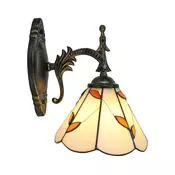 Brilagi - Tiffany vitražna zidna lampa FOLIA 1xE14/40W/230V
