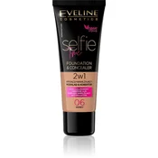 shumee EVELINE Selfie Time tekoči puder 06 Med 30 ml