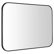 AROWANA ogledalo z okvirjem 100x70cm, črna mat - 100x70 cm - Sapho - AROWANA - 24 - Aluminij - Pravokotnik - 1000 - 700 - Framed mirrors - 14