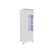 Vitrina RRC8, Boja: Bijela + sjajni bijeli