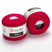 Bombažna preja YarnArt Violet 50 g | izberite barvo - 6358 fuksija