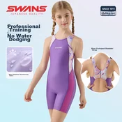 Swans Jednodelni kupaci kostim za devojcice, Ljubicasti