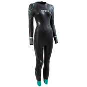 Zone3 womens advance wetsuit black/turquoise l