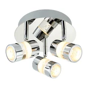 Searchlight Stropni lestenec LED Bubbles, IP44, tri-svetlobni - Kopalnica - Sodobni - krom - Kovina