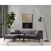 Atelier del Sofa Ugaona garnitura New Petra, L ugao, 250x69x145 cm, Antracit