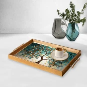 Aberto Design Poslužavnik TPEA9938 50 x 29 x 3.5 cm, Šareni