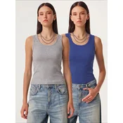 Happiness Istanbul Top Tanktops & Camis kobalt modra