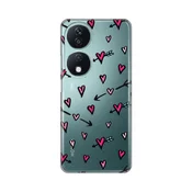 Maska za mobilni telefon Honor X7b HEART PATTERN PRINT SKIN