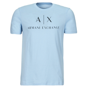 Armani Exchange Majice s kratkimi rokavi 8NZTCJ Modra