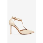Čevlji z visoko peto Nine West WS21582-01 Bež