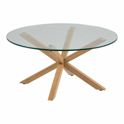 Kavna mizica s steklenim vrhom Actona Heaven, ? 82 cm