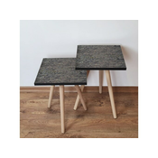 Hanah Home Sklapajuci Stocic 2 Komada 2SHP329 - Antracit