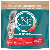 PURINA ONE SterilCat govedina - 1,4 kg