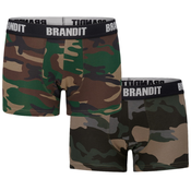 Moške boksarice (set 2 kosov) BRANDIT - 4501-woodland+dk.camo