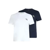 Calvin Klein Jeans Majica marine / bela