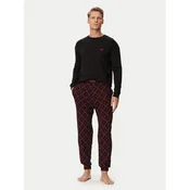 HUGO Pižama Elion 50570947 Črna Relaxed Fit