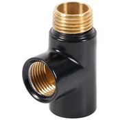 Terma T-kos za grelec, GZ 1/2-GW 1/2-GW 1/2, mat RAL 9005