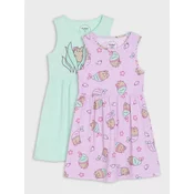 Sinsay - Komplet od 2 haljine Pusheen the Cat - lavanda