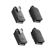 INF AMC-03 Levo-vkotni micro USB OTG adapter s ključkom, 4-pack, (5000276704)