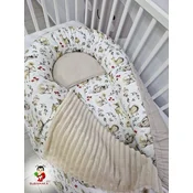 Bubamara 037 Pokrivac za bebe Životinje, 95cm x 75cm