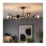 BRILAGI - Prislonjen luster DIOR 4xE27/60W/230V crna/dimno siva