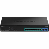 Trendnet TPE-1021WS mrežni prekidac Upravljano L2/L3/L4 Gigabit Ethernet (10/100/1000) Podrška za napajanje putem Etherneta (PoE) Crno