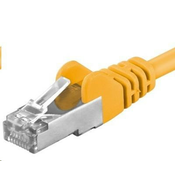 PREMIUMCORD Povezovalni kabel CAT6a S-FTP, RJ45-RJ45, AWG 26/7 3m rumene barve