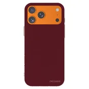 Silikonski prozorni ovitek za Apple iPhone 17 Pro Max - Burgundy red